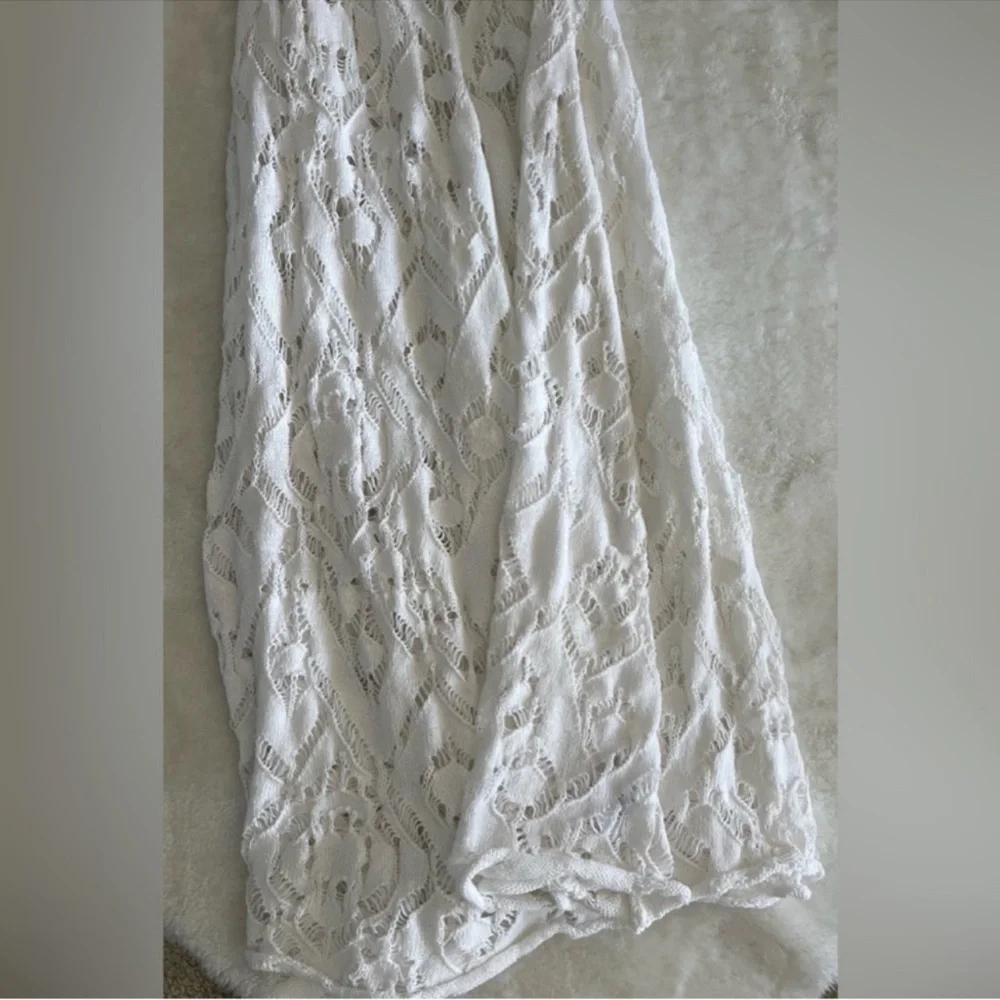 Free People Bianca Fauxchet Midi Beach Dress Coverup - Picture 14 of 15